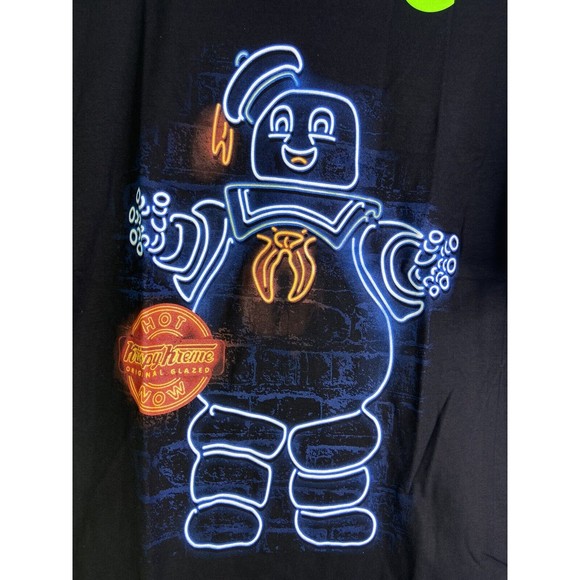 Krispy Kreme Ghostbusters Stay Puft GLOW in the Dark Limited Edition T-Shirt L - Picture 2 of 8